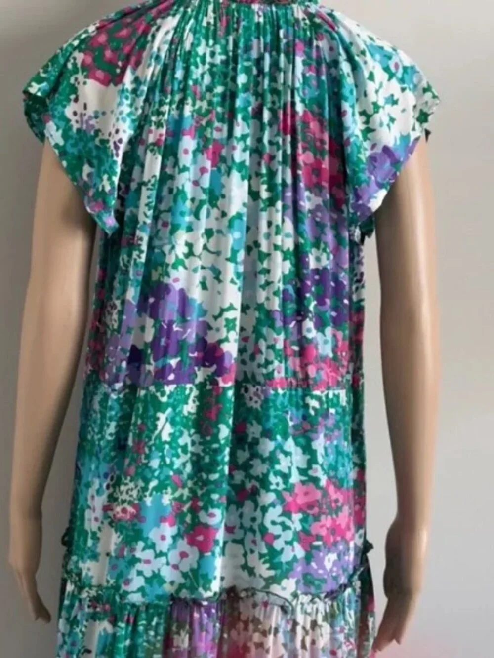 Rails Juni Gardenia Flora Midi Dress Size Medium - Picture 7 of 15